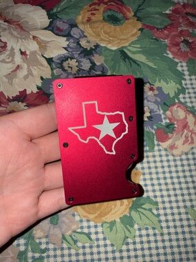 Metal Card Holder with Clip